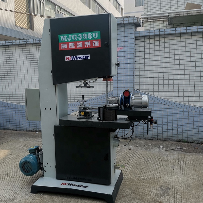 Станок ленточнопильный вертикальный с автоподачей по дереву MJG396U