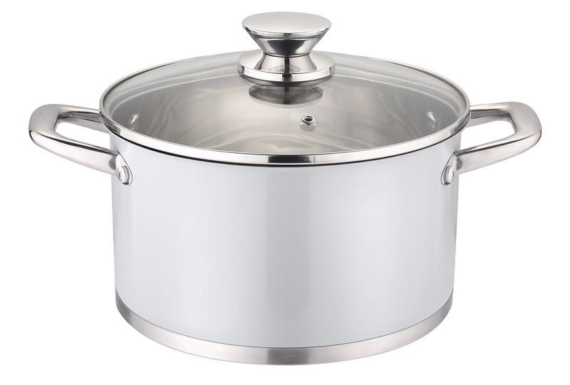 10 PCS Induction LFGB Stainless Steel Dinnerware with Color Painting