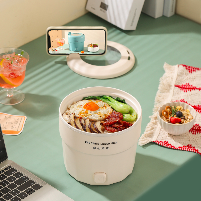 Small Home Appliance Multi-Function Cookware Food Processor Heating Blender Electric Hot Pot for Noodle Cooking Mini Food Cooker
