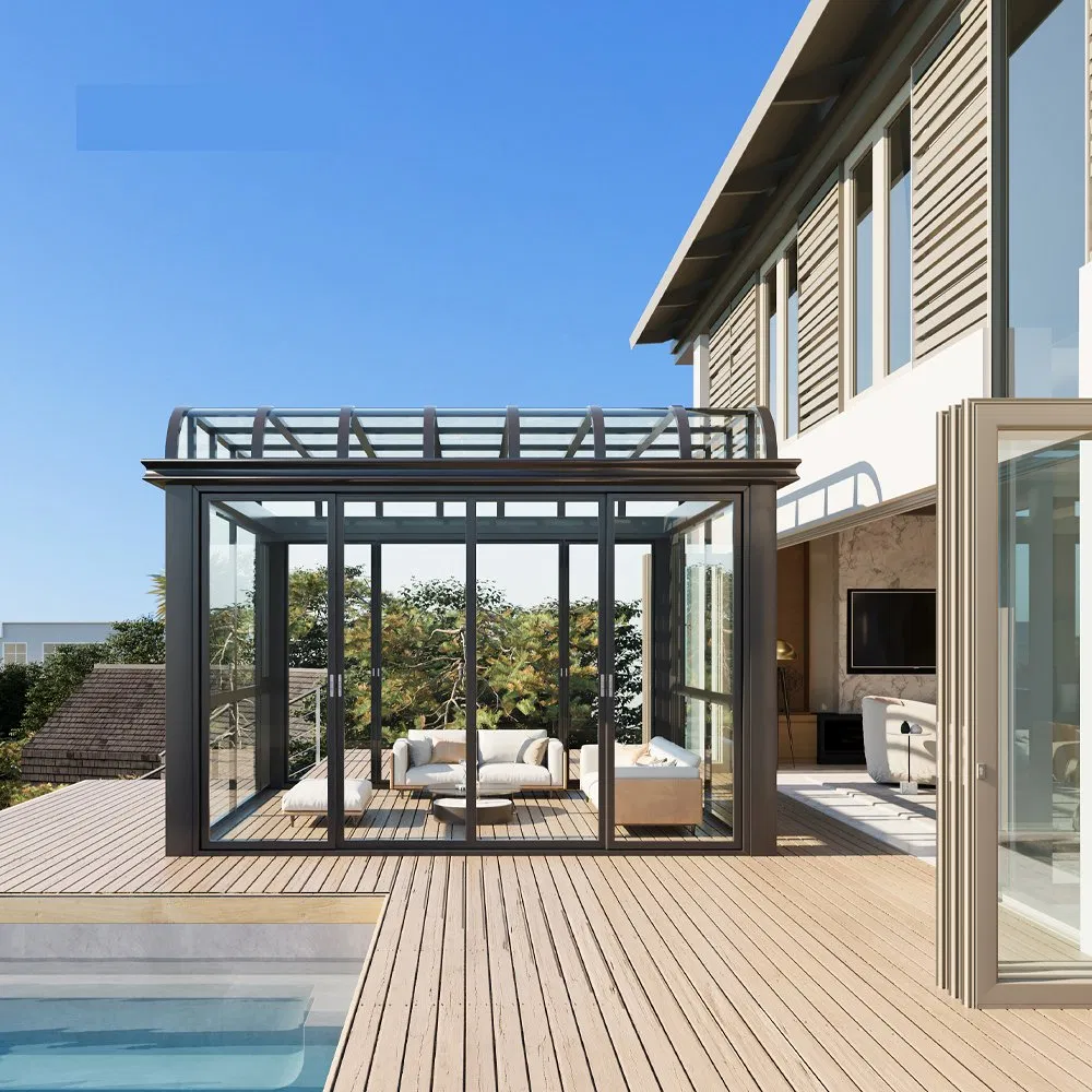 Prefabricated Glass House Easy Assembly for DIY Installation