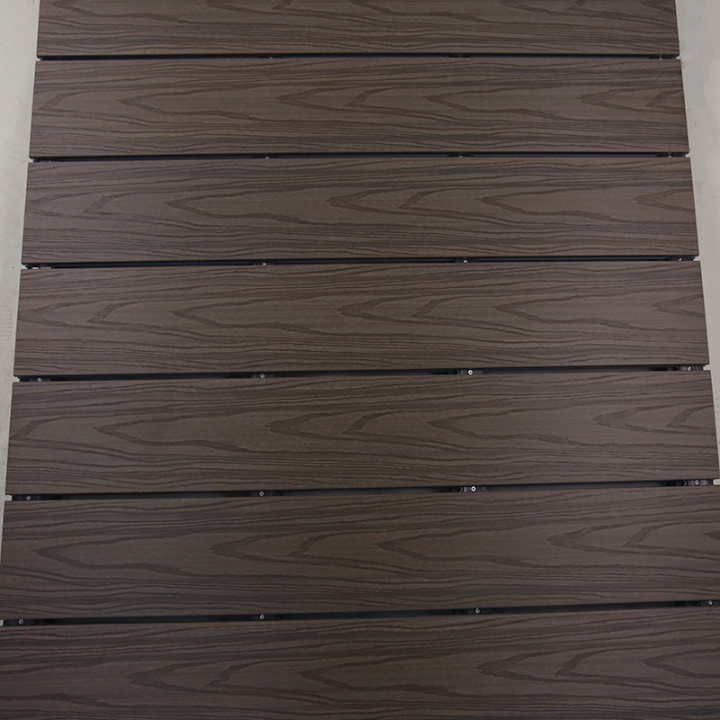 Waterproof Outdoor WPC Wood Plastic Composite Decking for Backyard Decoration