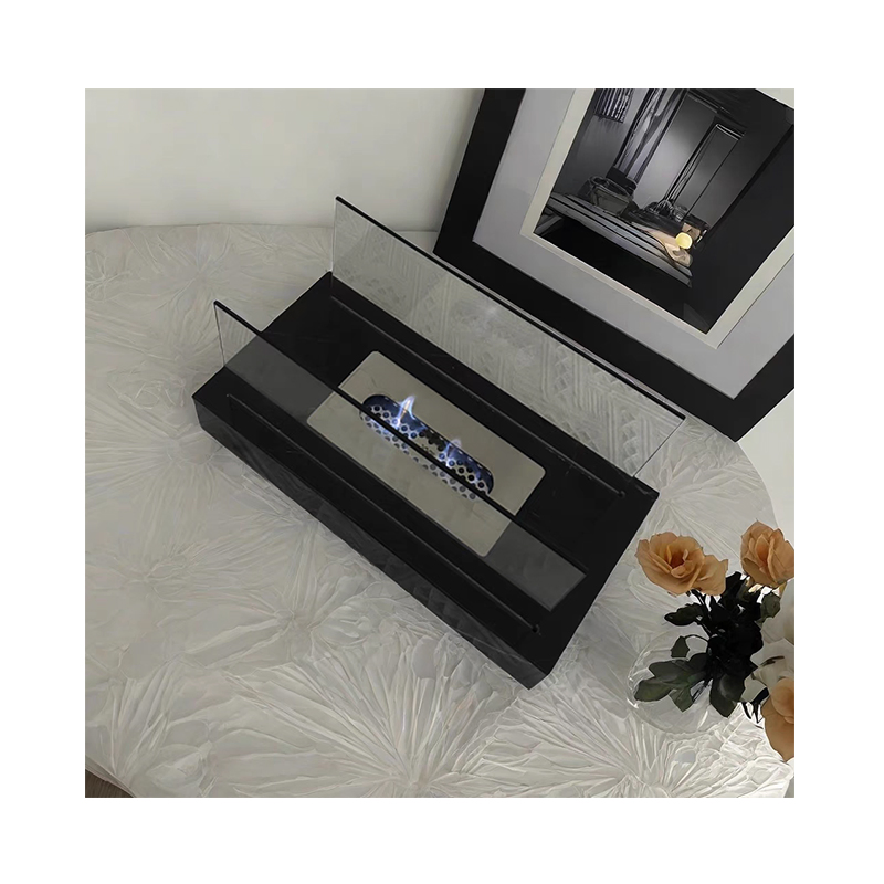 Modern Glass Tabletop Fireplace Bio Ethanol Fireplace Display for Table Decorations