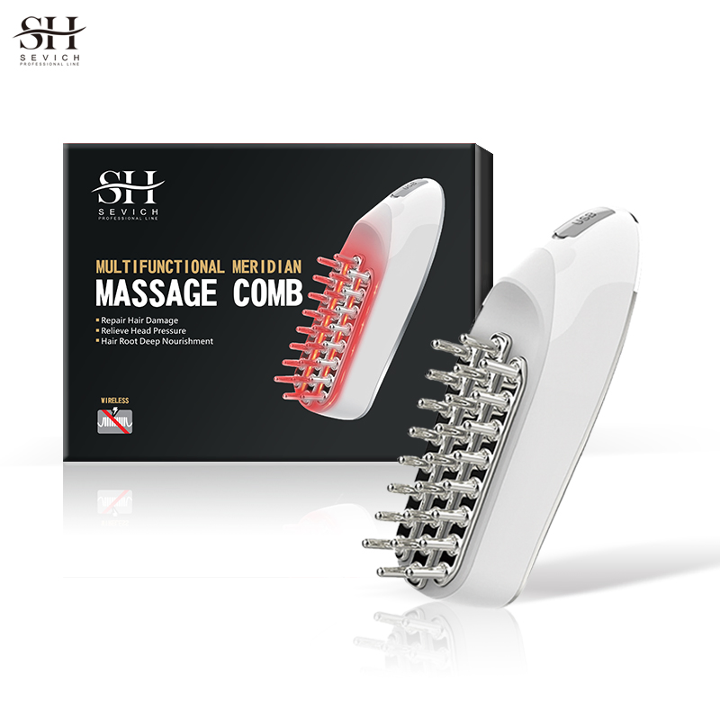 Scalp Care Heating Travel Mini Anti Hair Loss Scalp Massage Comb