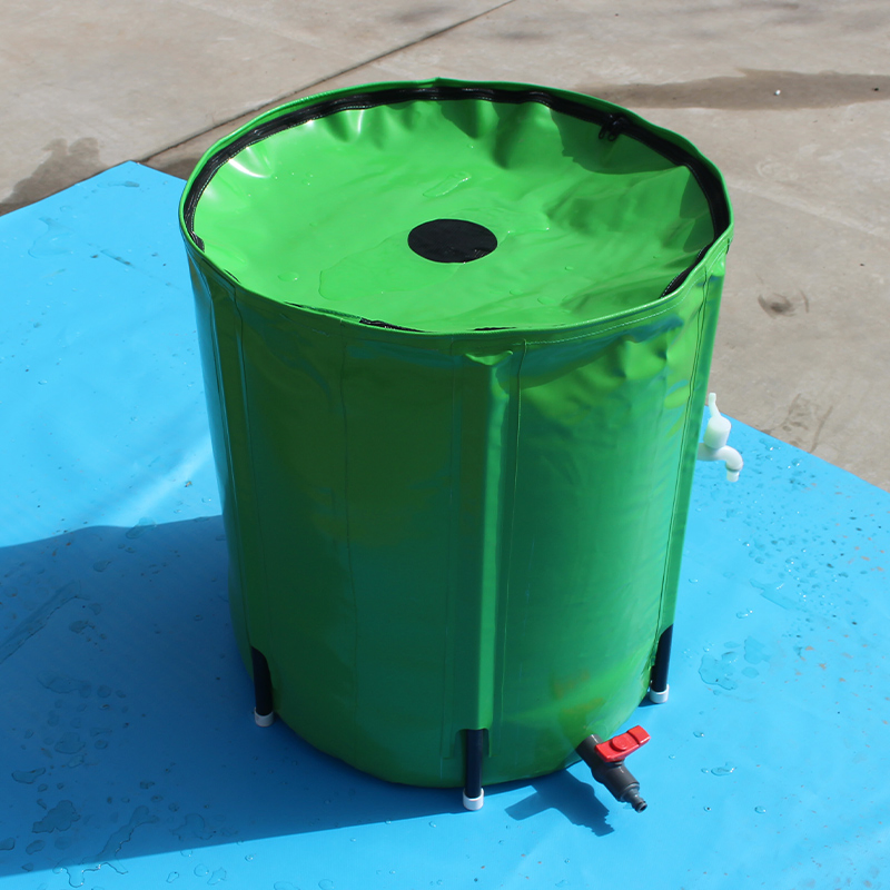 High-Capacity 200L PVC Rainwater Collection Barrel for Garden & Outdoor Use