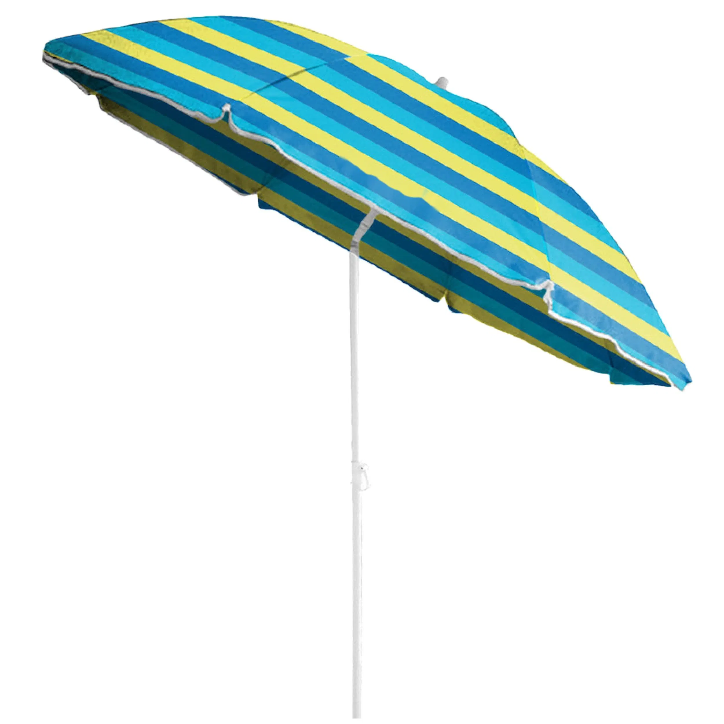 Hot Sale 6FT Beach Sun Sand Umbrella, Portable Beach Umbrella, Shoulder Carry Strap, Bold Stripe, UV Protection Beach Umbrella