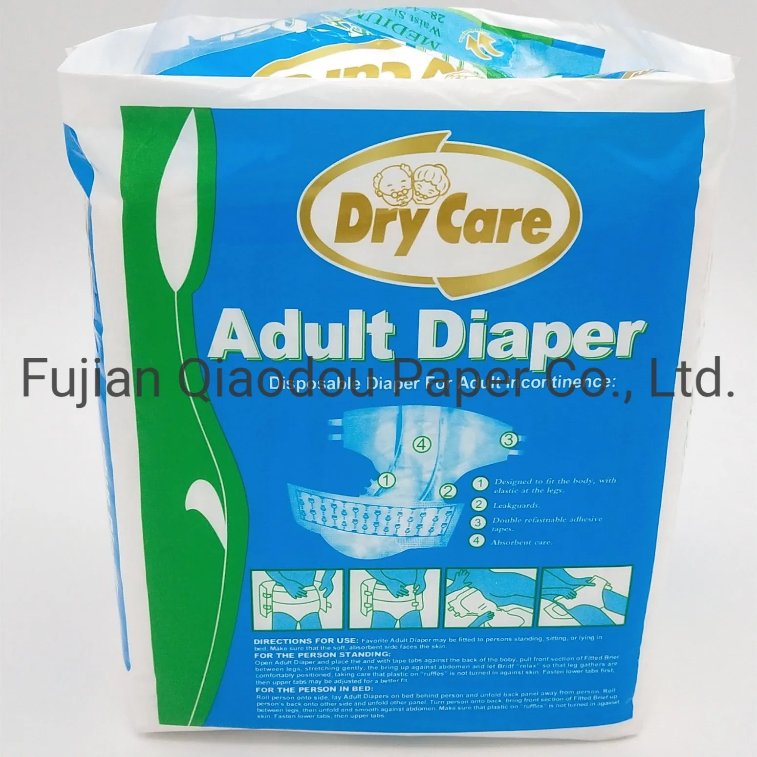 Dry Care Soft Feel Disposable Absorbent Care Adult Diaper