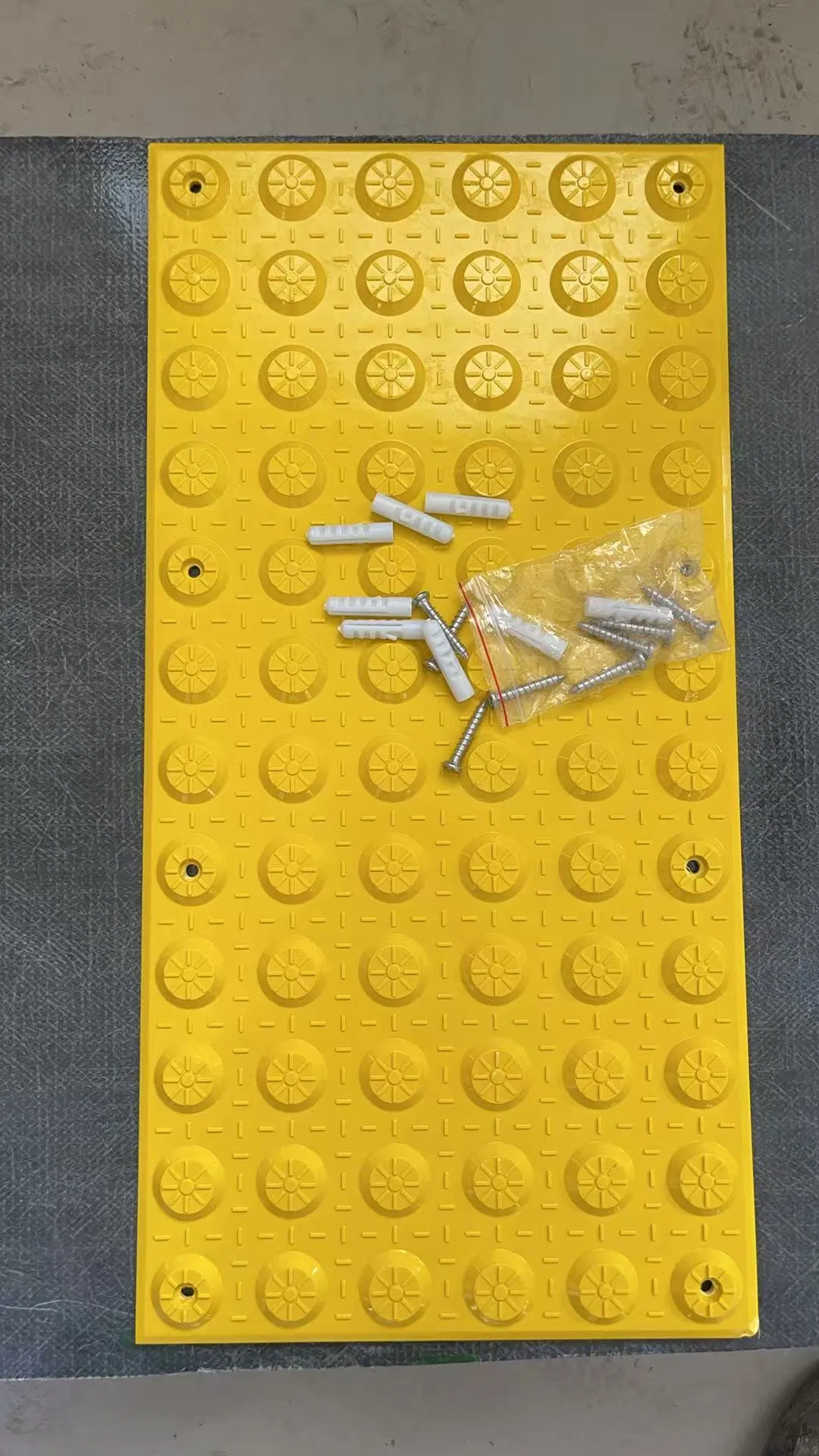 FRP Integrated (TWSIs) - Attention/Warning and Guidance/Wayfinding Tactile Paving Tiles to Assist Vision Impaired Persons