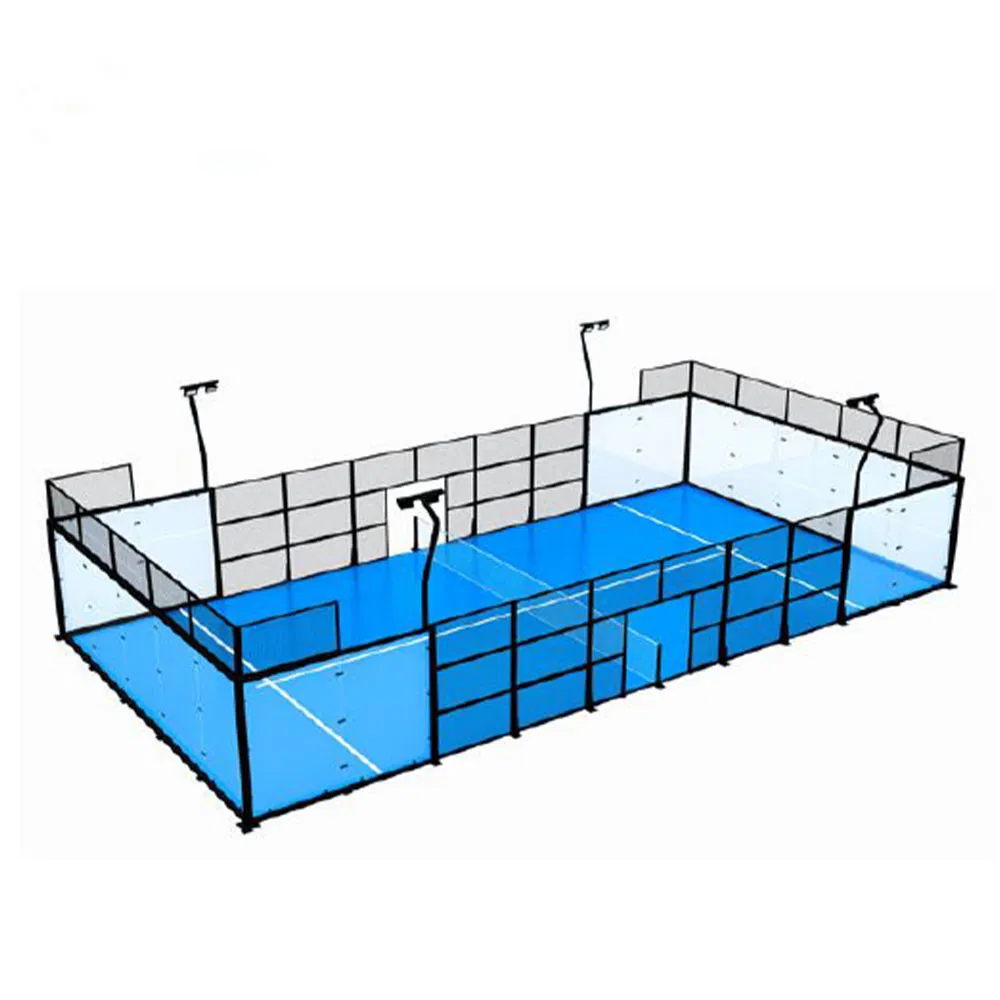 2025 Hot Selling Panoramic Padel Court Outdoor Padel Tennis Court for Sale Buy Padel Court