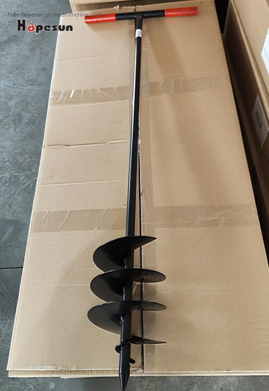 Powder Coated Manal Auger Spiral Drill