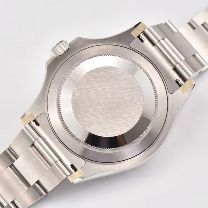 Luxury Top Quality Mechanical Watch 42mm 904L Stainless Steel Eta 3235 Movement Gold Yacht Watch Black Ceramic Bezel Rubber