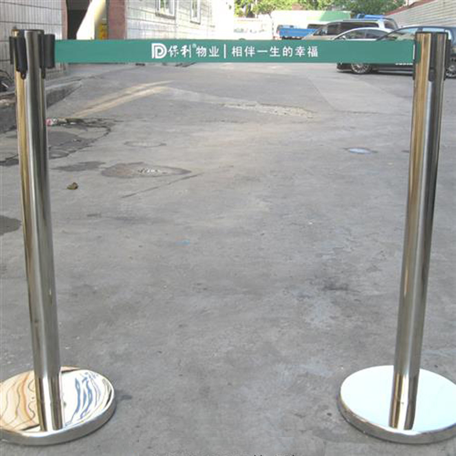 Stainless Steel Mirror Silver Queue Divider Q Post Stanchion 90cm
