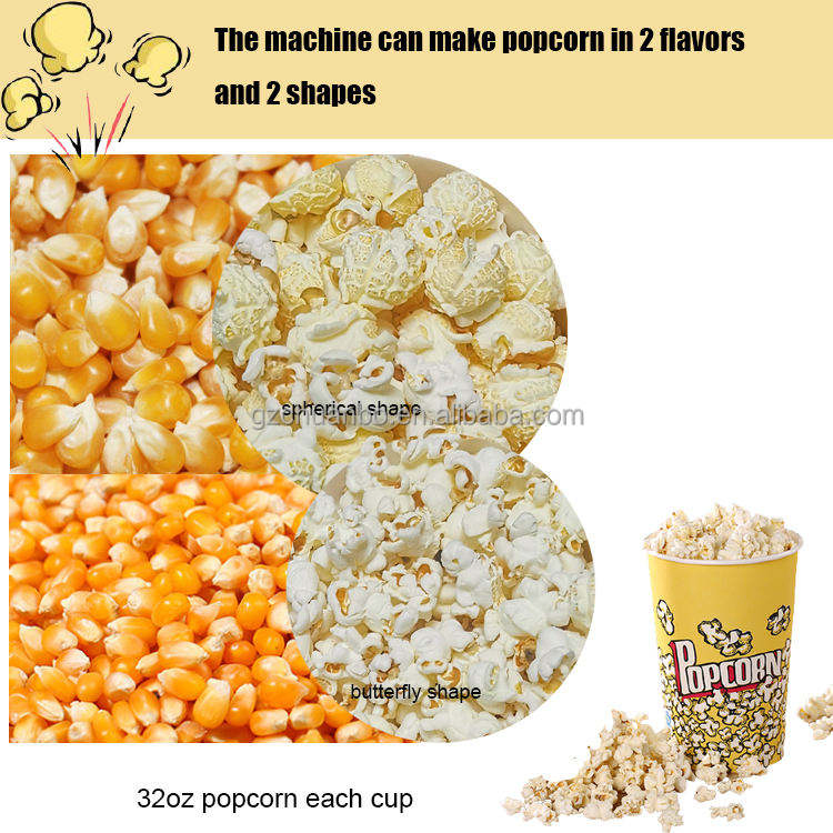 Full Automatic Popcorn Machine Earn Money Intelligent for Sales Price