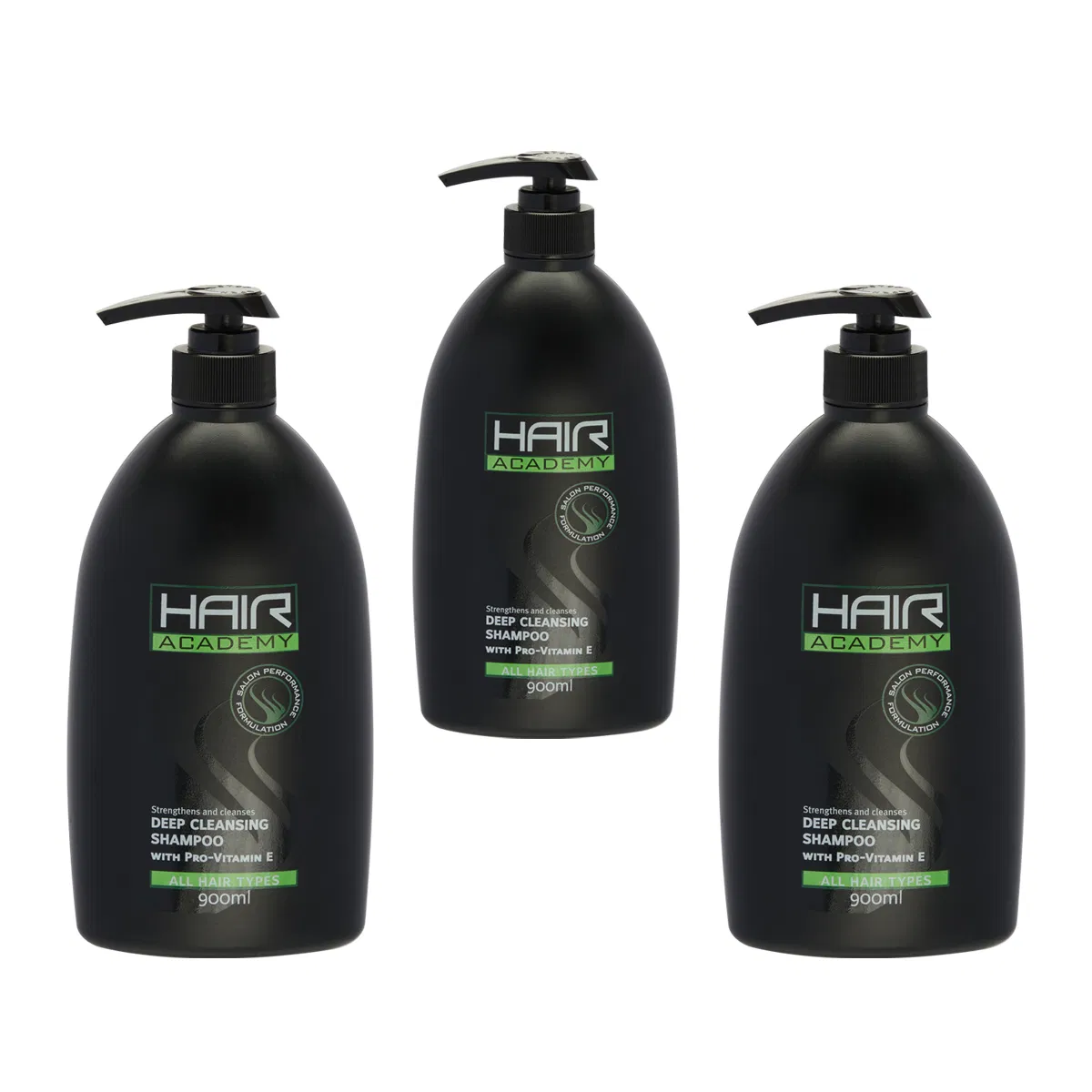 900ml Hair Academy Deep Cleansing Shampoo with PRO-Vitamin E