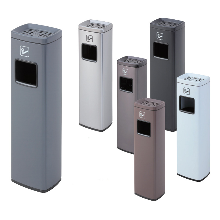 Plastic Stainless Commercial Can Rust-Resistant Steel Receptacle Ash Bin for Conference Room