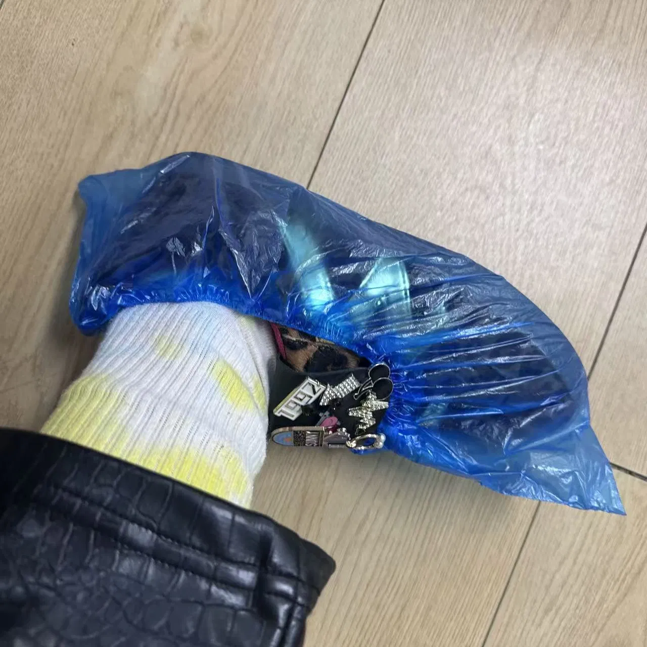 Premium Custom Disposable PE Water Proof Non Slip Plastic Shoecovers