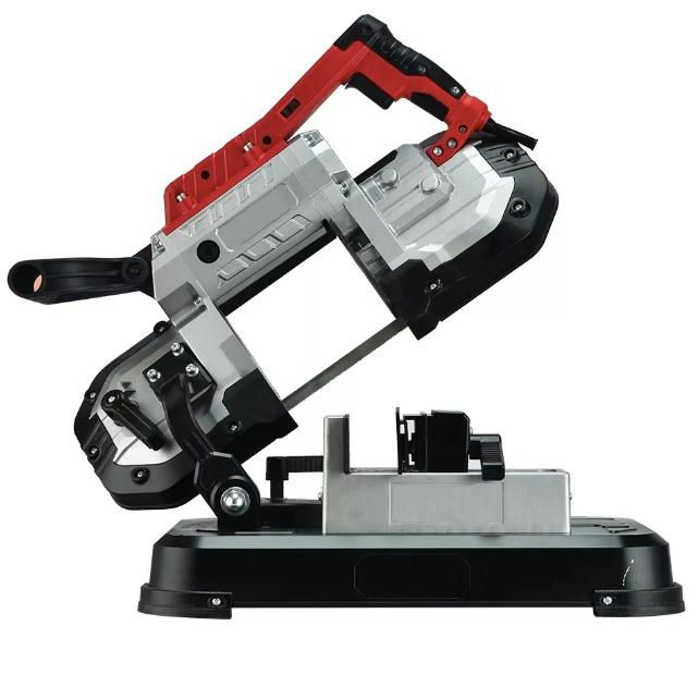 Portable Band Saw 5-Inch Variable Speed Handheld for Metal Wood PVC Cutting