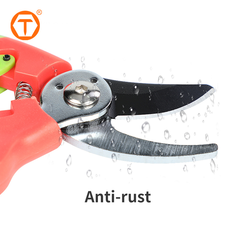 Carbon Steel High Quality Secateurs Garden Curved Scissors Pruning Shears for Tree Trimming
