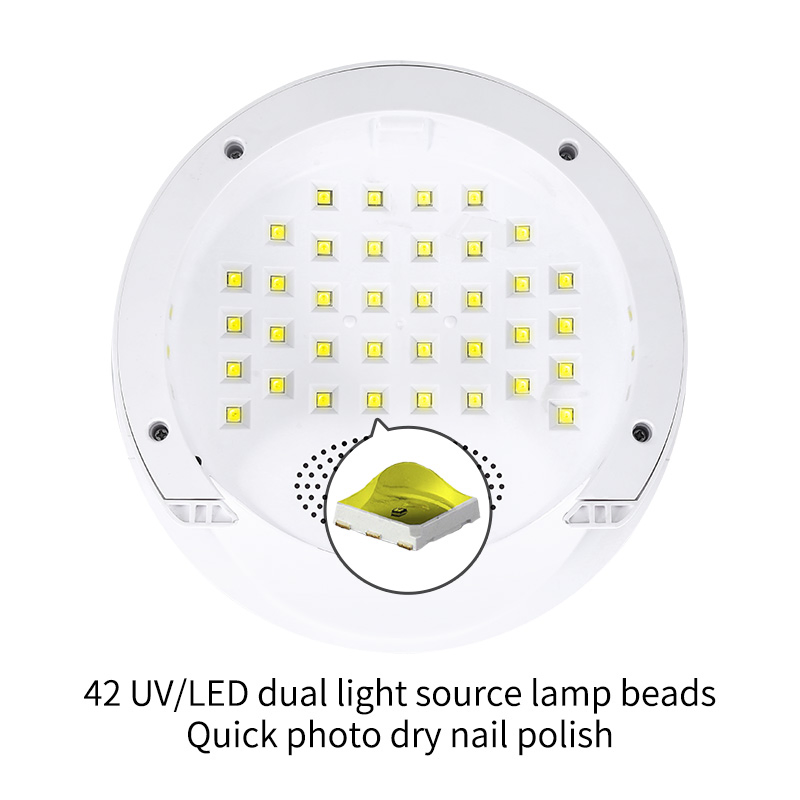 Professional Nail Dryer Nail Lamp 168W UV LED Gel Nail Polish Curing Lamp for Home and Salon