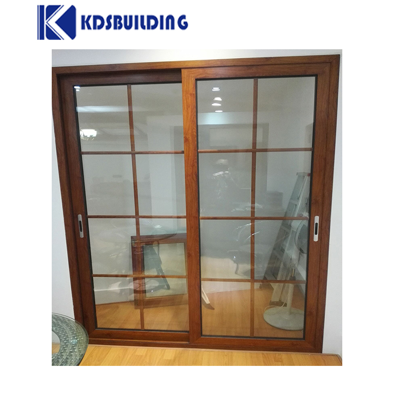 Model Gates Commercial Aluminum Frame Sliding Security Door with Construction Materials Glass
