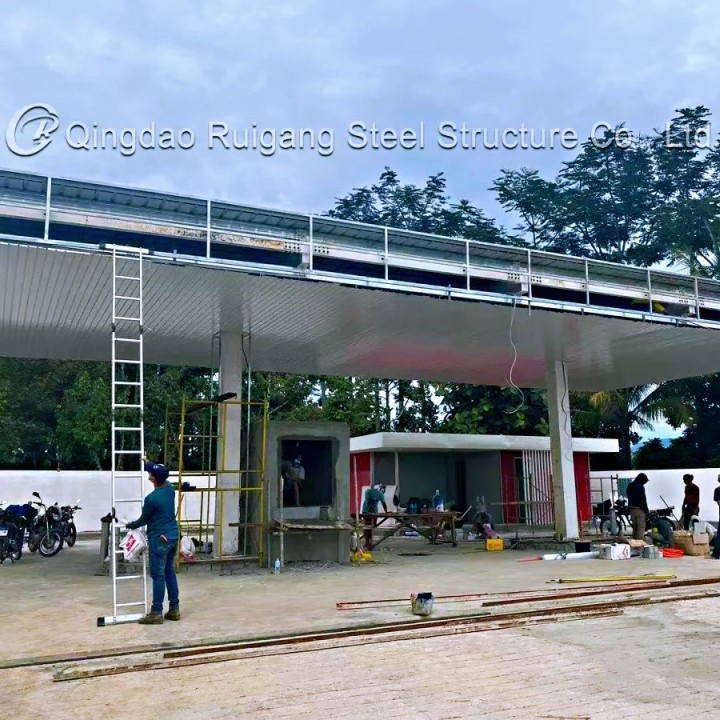 Durable Light Prefab Steel Structure Garage/Hangar with CE Cetifaction