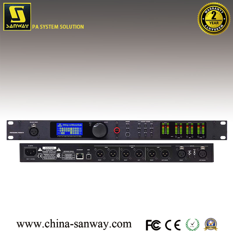 PA2 2in 6out Digital Signal Effect Speaker Processor