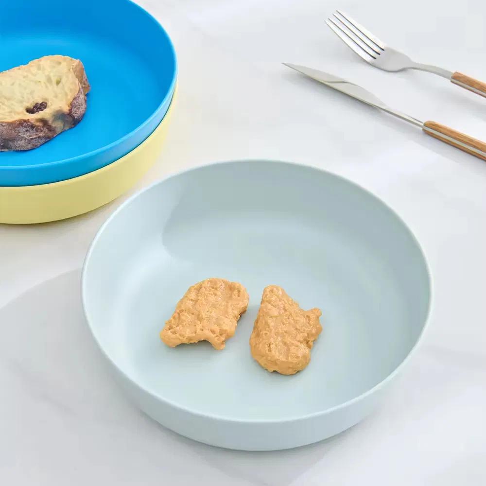 Food-Grade RPET Plastic Microwave Safe Oven Safety Plastic Melamine Bowl