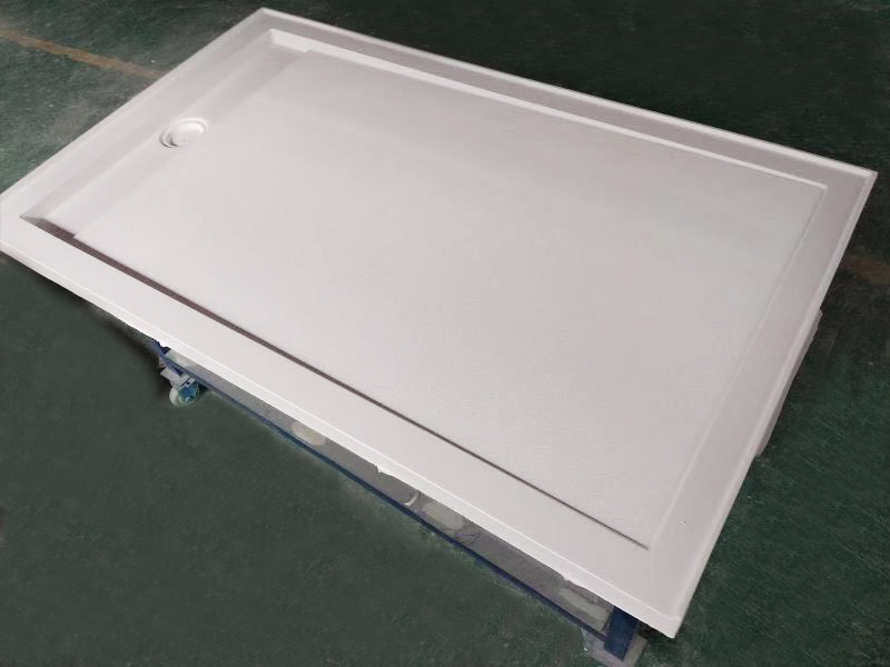 Rectangular Waterproof Acrylic Solid Surface Shower Tray