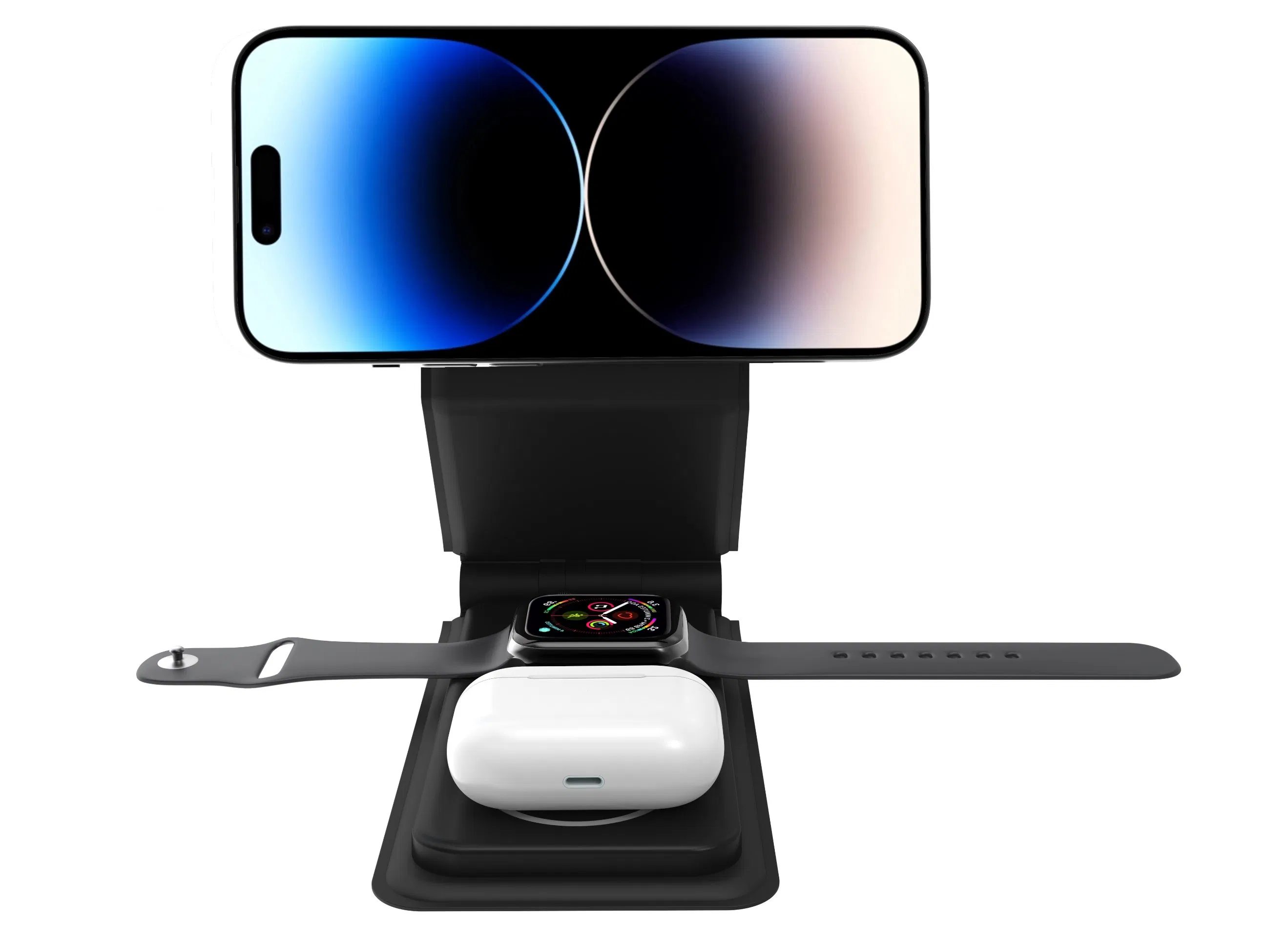 Беспроводная зарядка 3 в 1 для iPhone, AirPods и Apple Watch