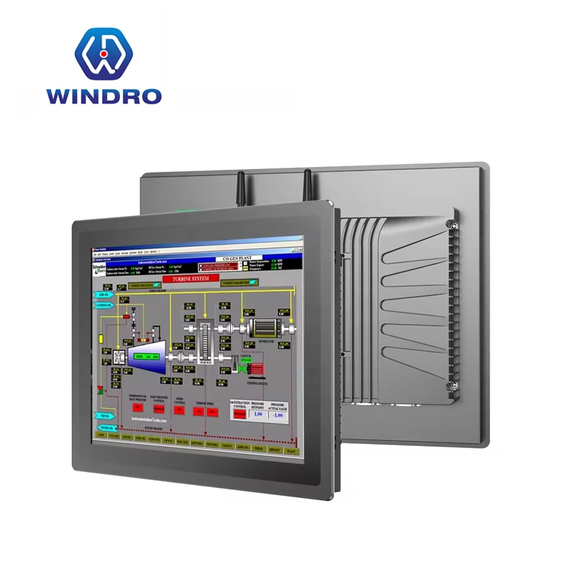 J4125 Embedded All in One PC 10.1 Inch DDR4 Industrial Tablet Dual LAN Touchscreen 2*RS232 COM Windows10/Linux OS Industrial Panel PC for ATM