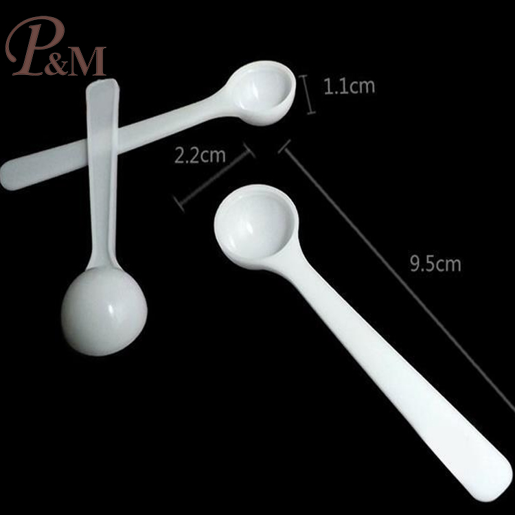 P&M High-Quality Protein Powder Scoop 20ml Clear or White Measuring Spoon