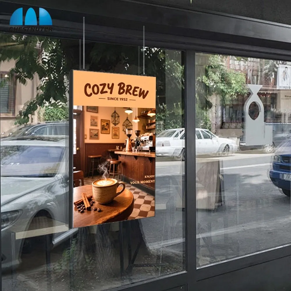 32 Inch High Brightness LCD Window Facing Display Semi-Outdoor LCD Advertising Display for Shop