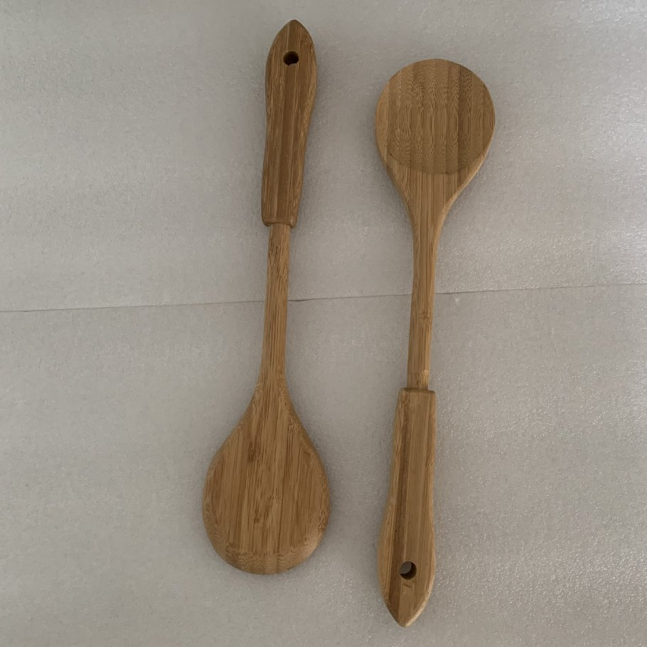 Bamboo Kitchen Cooking Salad Soup Mixed Spoon