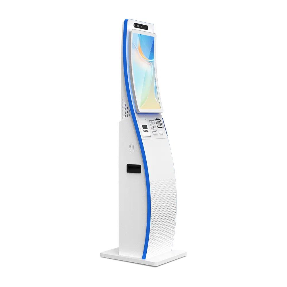 Digital Ordering System Menu Payment 23.6 Inches Touch Screen LCD Kiosk