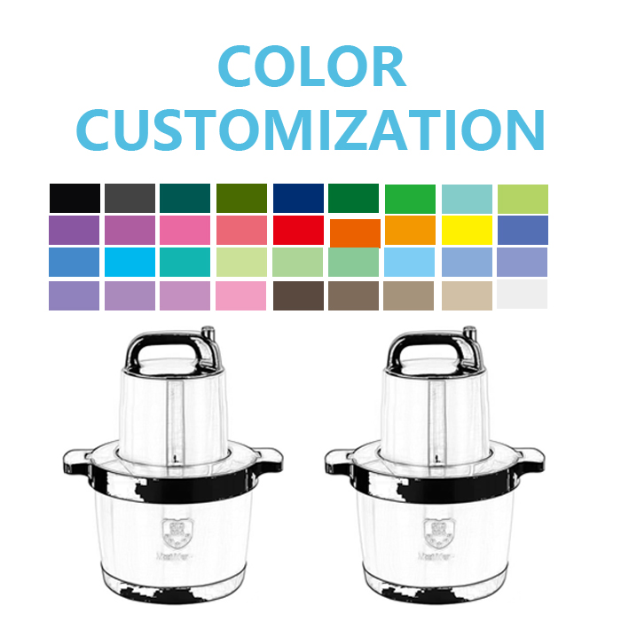 Jewin 1000W Mini Meat Grinder 6L Stainless Steel Bowl 2-Speeds Meat Chopper Meat Grinder 1-Year Beater Food Mixers