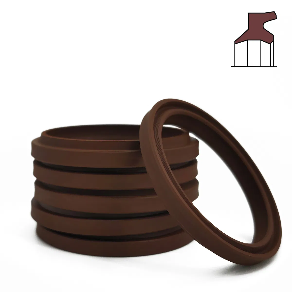 High-Performance Double Action Hydraulic Wiper Seal 839 Da22