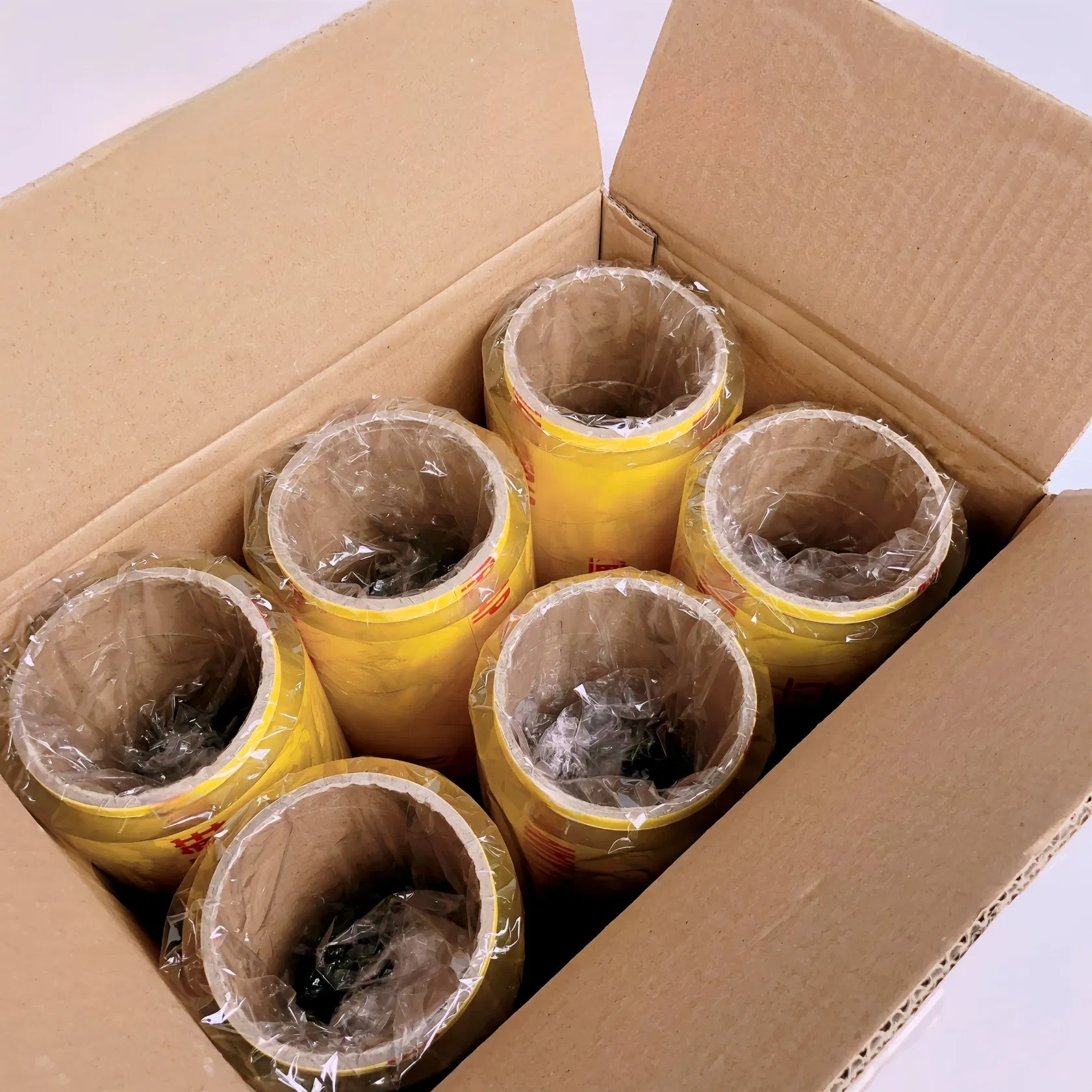 Plastic Food Grade Plastic High-Temperature Resistant PVC Cling Film for Commercial Large Roll
