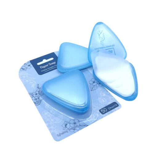 Cleaning Paper Soap Sheets Disposable Portable Mini Soap Paper for Travel