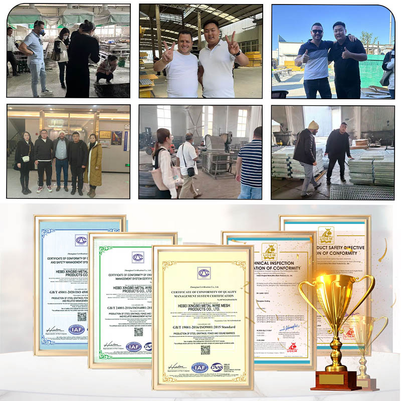 Xingbei Round Grill Grate 316 304 Stainless Steel Grating Walkway Platform