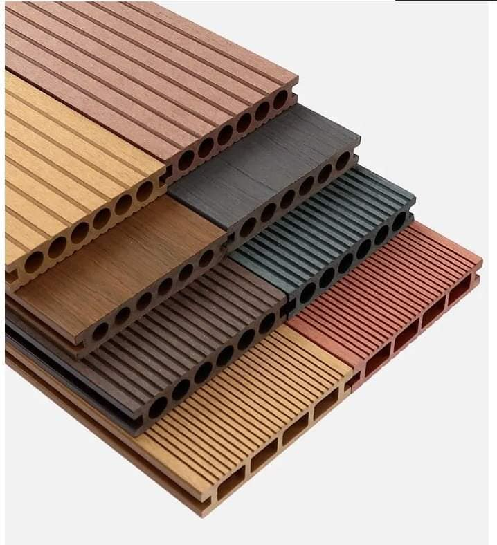 Linyi Factory WPC Decking out Wall Panel WPC Wooden Wall Slat Panel Cladding
