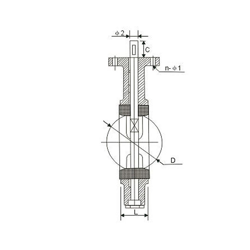 Non-Pin Rubber Line Environment Protection Wafer Butterfly Valve