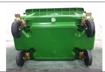 Мусорный контейнер 660 л с колесами