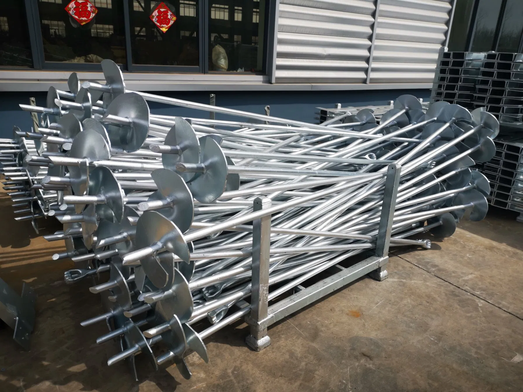 Винтовой анкерный болт из оцинкованной стали