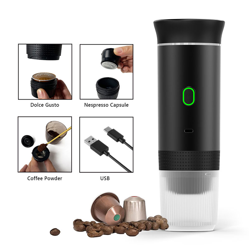 3 in 1 Pressure Car Portable Espresso Coffee Machine for Camping