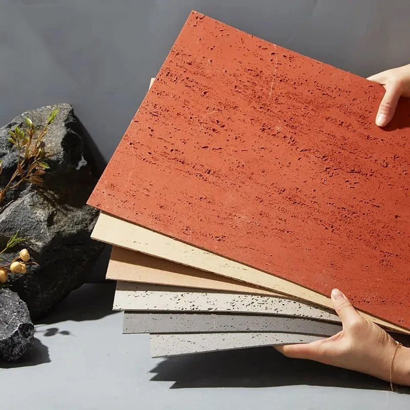 Outdoor Natural Soft Flexible PVC Panel Cladding Veneer Sheets Panels Easy-Install Fire Proof PVC Wall Panel Soft Stone Slab Wall Panel for Wall Decorative