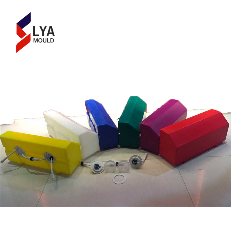 Night Sidewalks Illuminated Plastic LED Lighting Driveway Bricks Curbs Stone