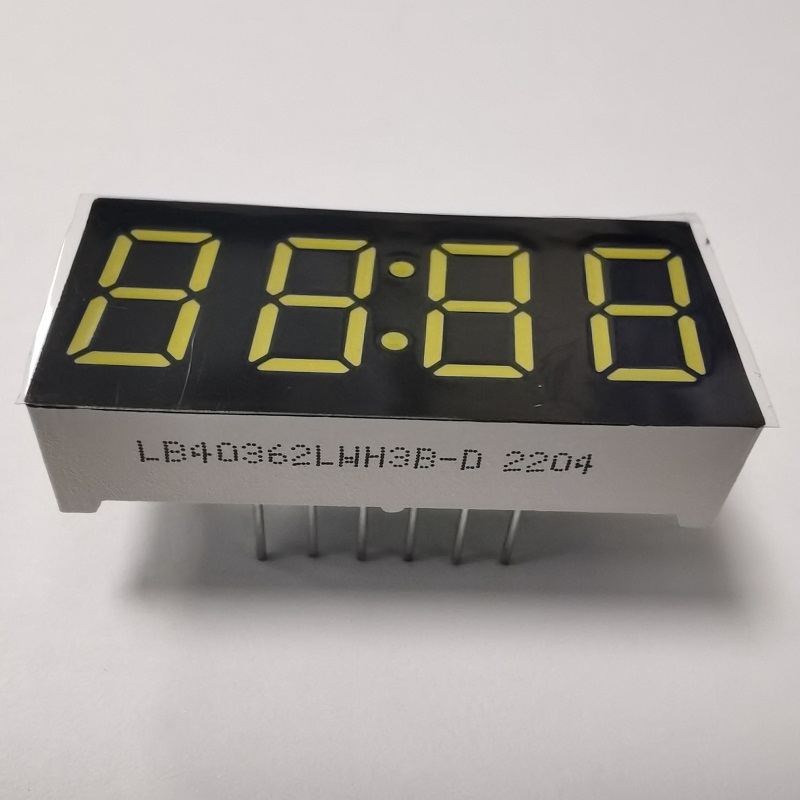 White 4 Digit 7 Segment LED Display Common Anode for Temperature