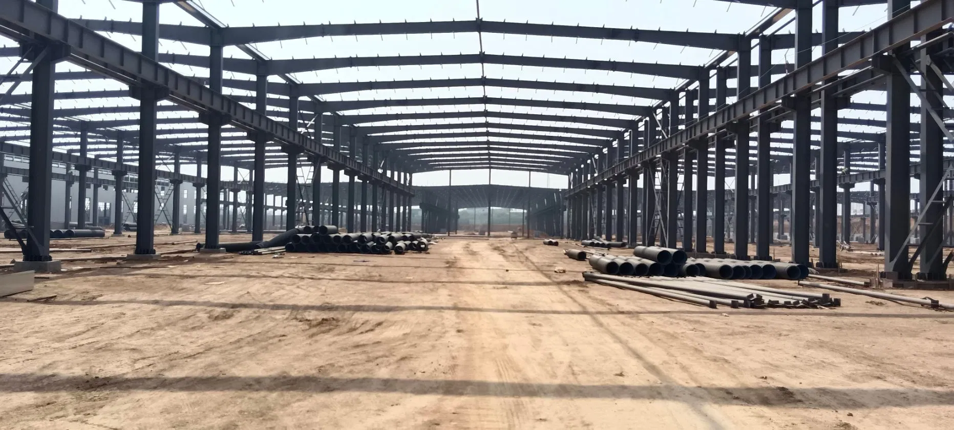 Heavy-Duty Steel Poultry Farm Structure for Hotel Building Projects