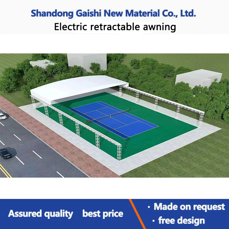The Stadium Roof PVC Folding Canopy Retractable Awning Foldable Electric Sliding Tents