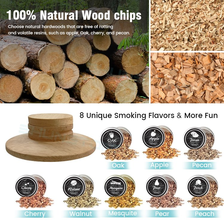 Whiskey Cocktail Smoker Kit with Torch and Ss Whiskey Ball Stones Whiskey Gift Set for Men