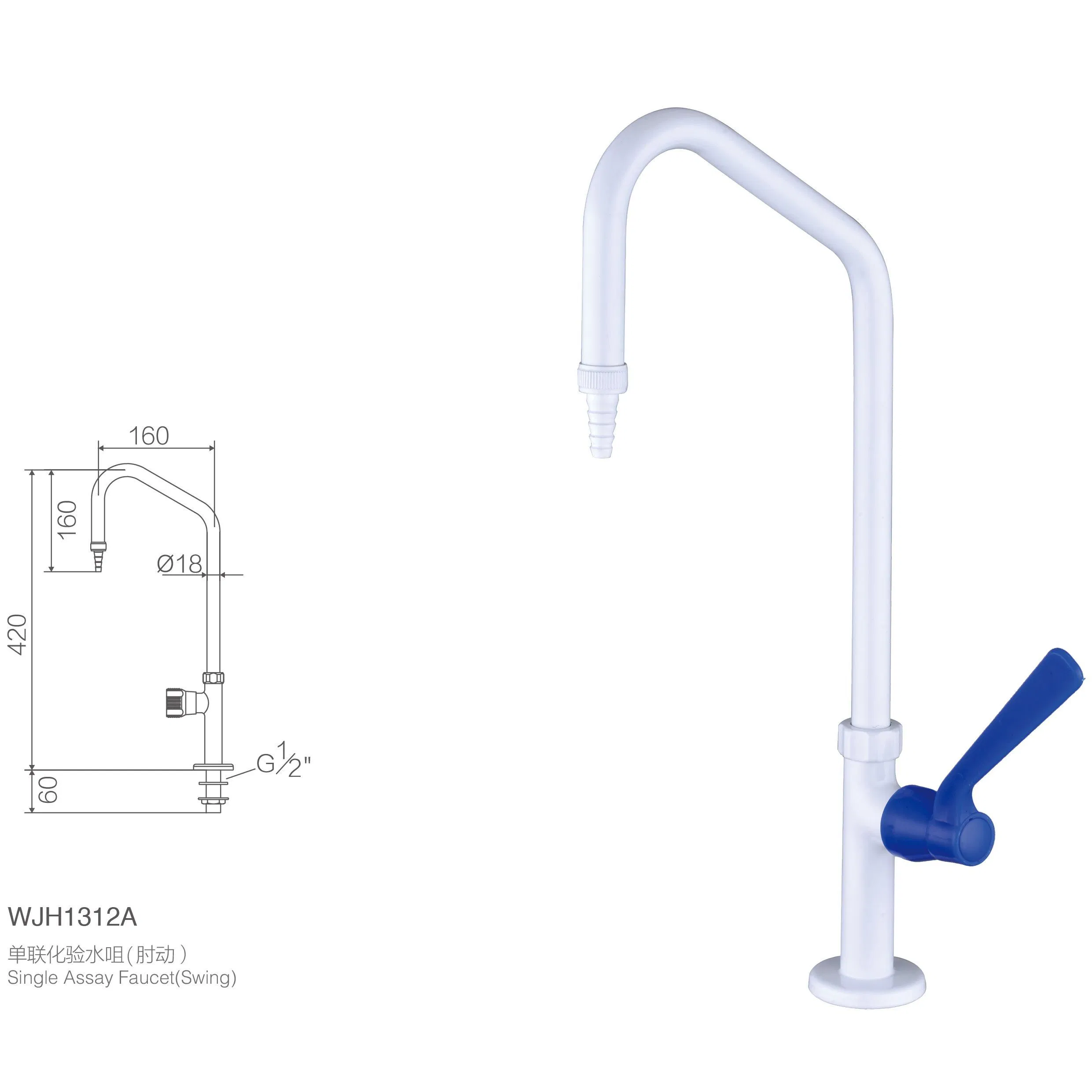 Лабораторный кран для мебели с безопасным использованием